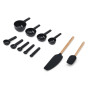 Кухонний набір KitchenAid Classic 11 предметів чорний (KQG492OHOBE)