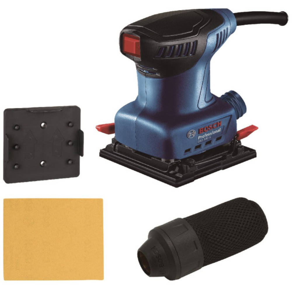 Шліфмашина вібраційна Bosch Professional GSS 140 A 220Вт платформа 101х112 28000кол·хв 1.1кг