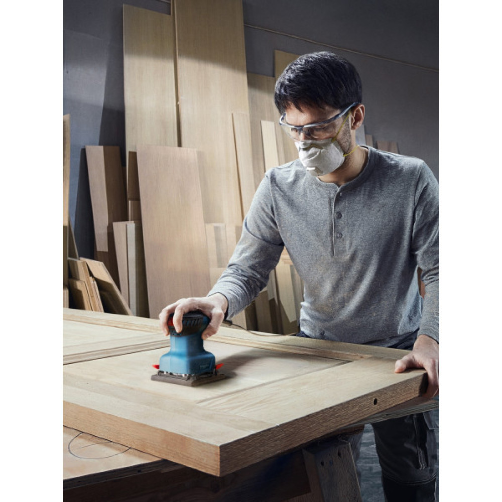 Шліфмашина вібраційна Bosch Professional GSS 140 A 220Вт платформа 101х112 28000кол·хв 1.1кг