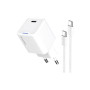 Зарядний пристрій ColorWay GaN Mini 35W PD Port PPS USB-C white cable Type-C (CW-CHS056PDC-WT) Зарядний пристрій ColorWay GaN Mini 35W PD Port PPS USB-C white cable Type-C (CW-CHS056PDC-WT)