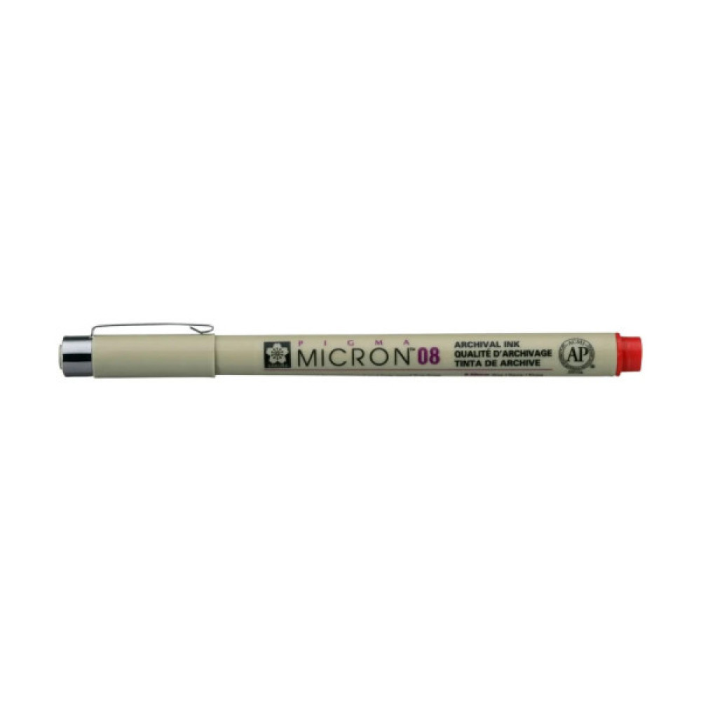 Лайнер Sakura Pigma Micron (0.8) 0,5 мм Червоний (084511318366)