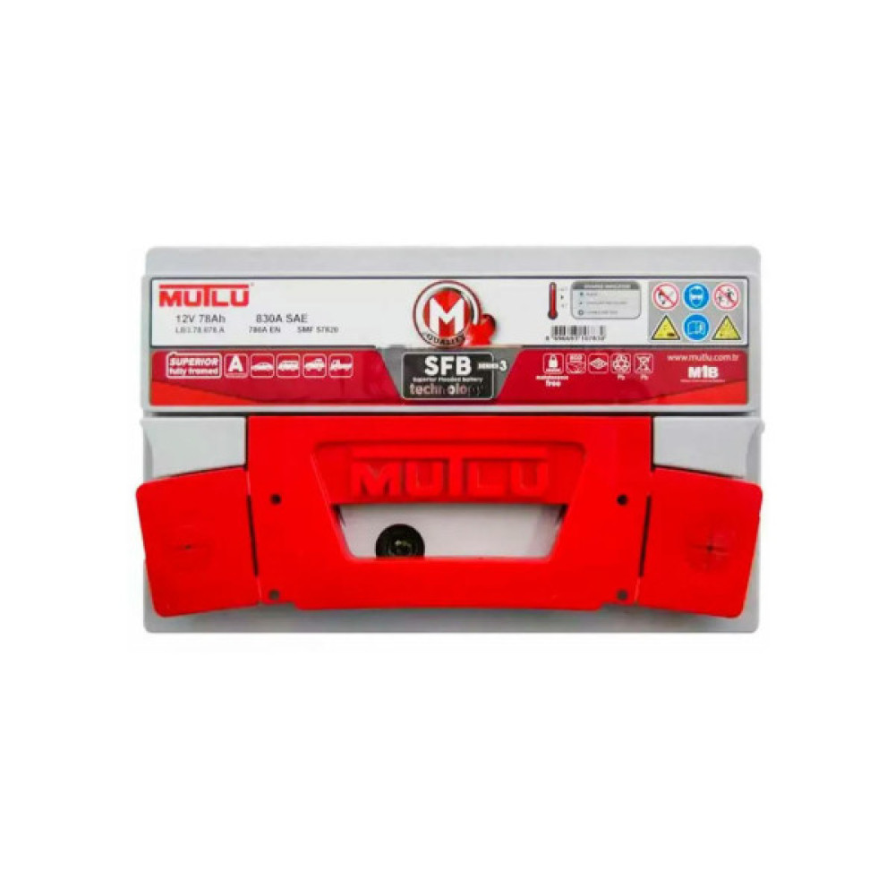 Акумулятор автомобільний MUTLU 6СТ-78 (0) SFB LB3.78.078.A
