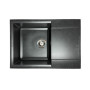 Набір кухонний Adamant Horizon Medium, штучний камінь, прямокут., з крилом, 700х500х230мм, чаша - 1, врізна, графіт + змішувач