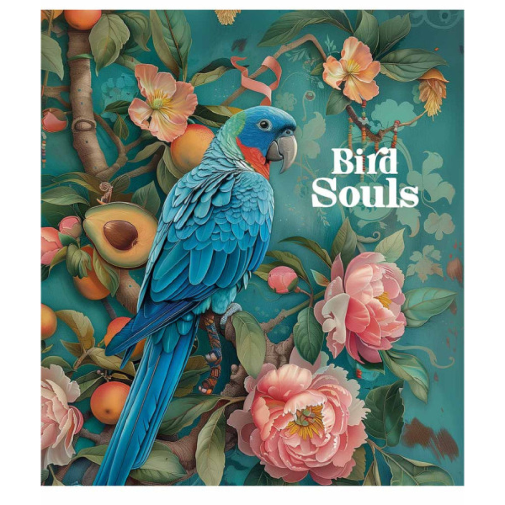Зошит Школярик Bird Souls 48 аркушів лінія (048-3457L)