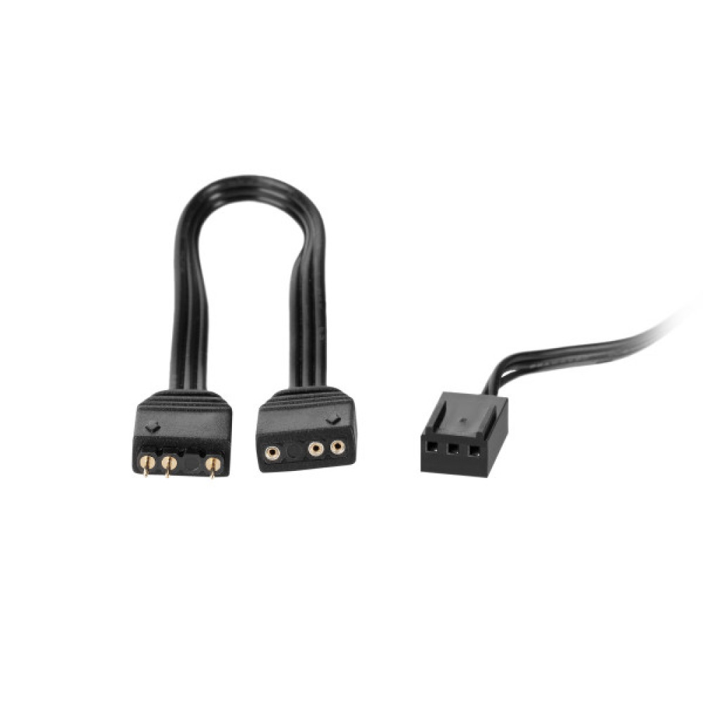 Корпусний вентилятор 2E GAMING F120OI-ARGB, 120мм, 1200rpm, 3pin, 3pin +5VARGB, 25.3dBa, чорний