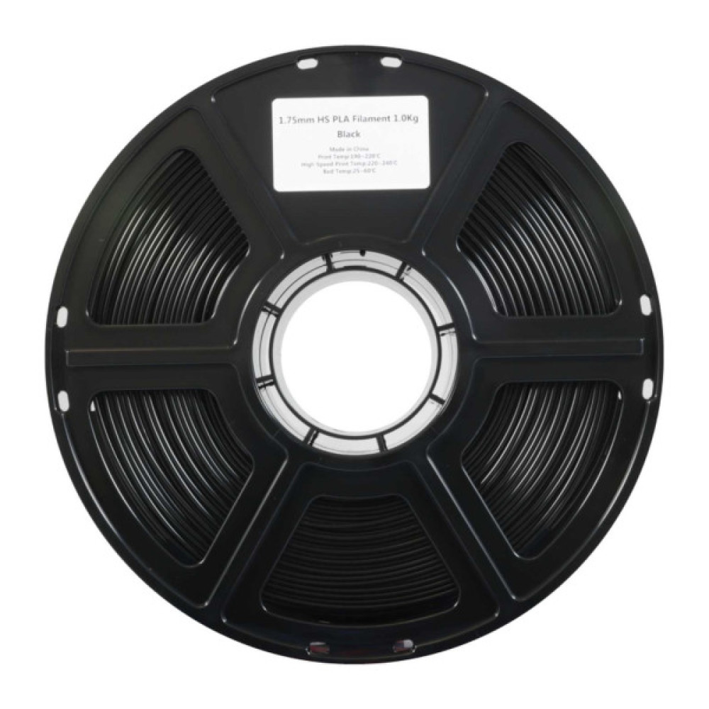 Пластик для 3D-принтера Flashforge PLA High speed 1,75mm 1kg BLACK (90009597001)