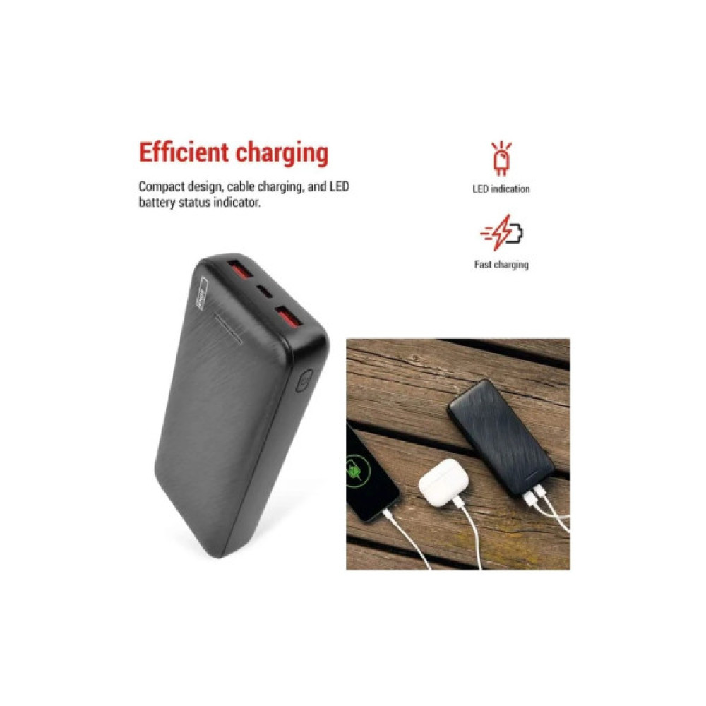 Батарея універсальна EMOS 20000mAh AlphaQ3, 22.5W, black (B0572B)