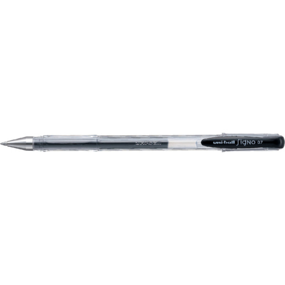 Ручка гелева UNI Signo Fine 0,7 мм чорний (UM-100.(07).Black)