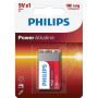 Батарейка Philips Крона 6LR61 Power Alkaline * 1 (6LR61P1B/10) Батарейка Philips Крона 6LR61 Power Alkaline * 1 (6LR61P1B/10)