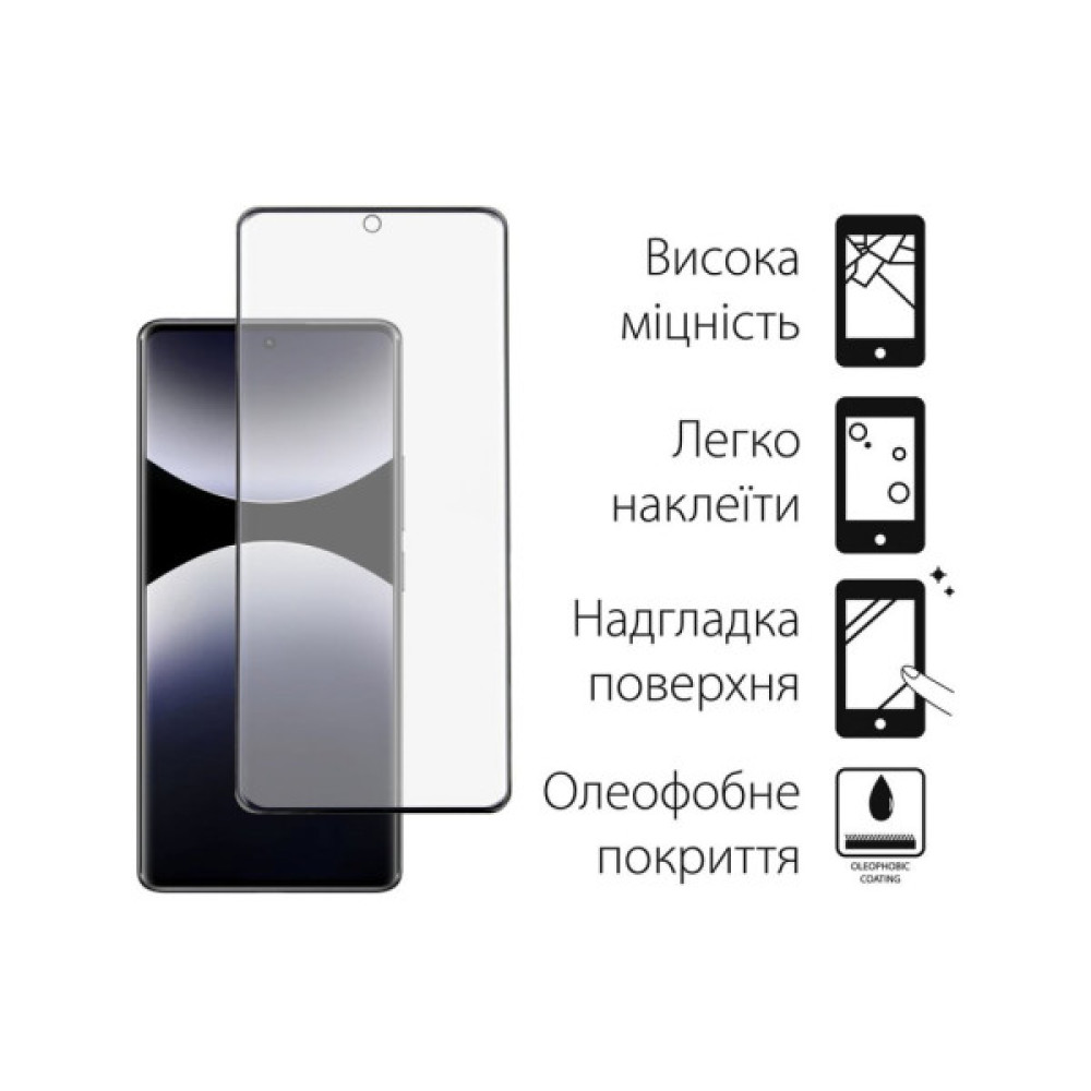 Чохол до мобільного телефона Dengos Kit Xiaomi Redmi Note 14 case Soft + glass (Mint) (DG-KM-131)