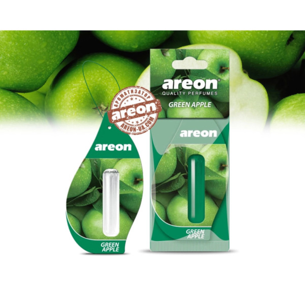 Ароматизатор для автомобіля Areon Green apple 5 мл (77136)