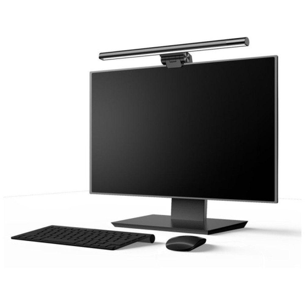 Настільна лампа Baseus на монітор i-wok Series USB Asymmetric Light Source Screen Hanging Light (Youth) Black (DGIWK-B01)
