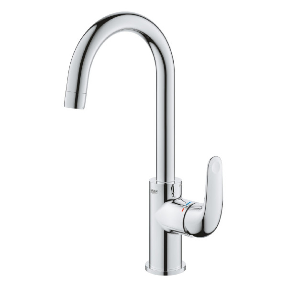 Змішувач для раковини Grohe QuickFix Swift L  довж. виливу - 140мм, поворотний, 1 важіль, хром