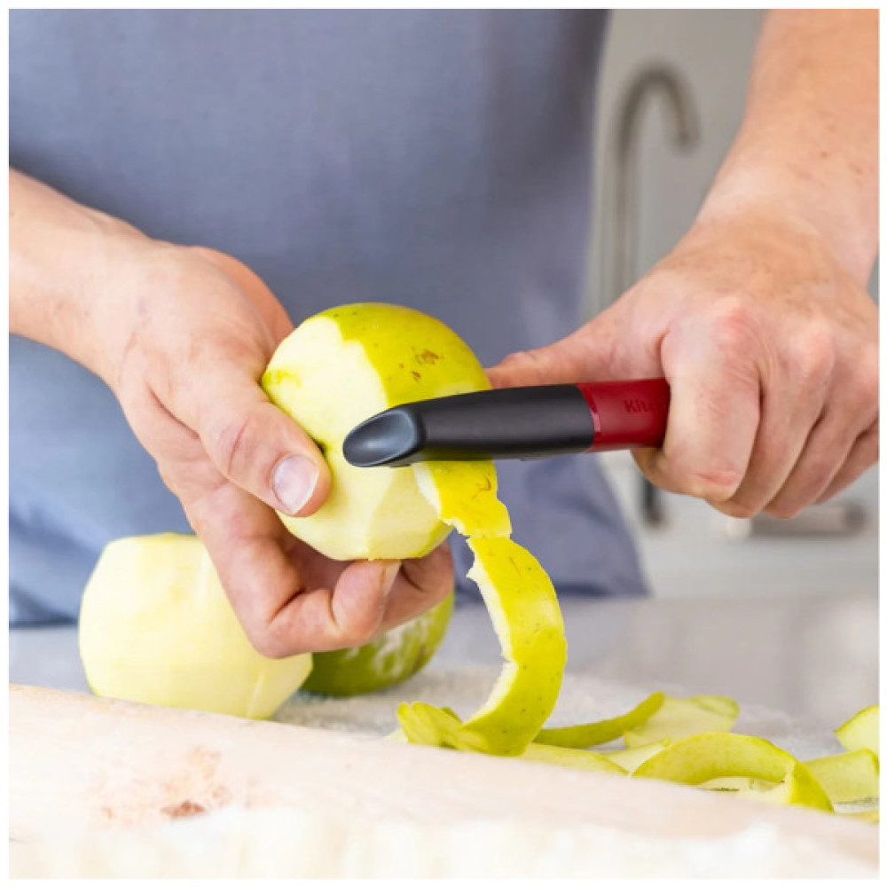 Овочечистка KitchenAid Classic вертикальна 20 см червоний (KHA112OHEREG)