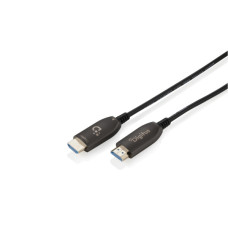 Кабель мультимедійний HDMI M to HDMI M 50.0m V2.1 8K60Hz AOC 48Gbps black Digitus (AK-330126-500-S)