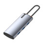 Порт-реплікатор ColorWay Docking Station USB-C 5-в-1 Type C PD 100W/USB3.0х3/HDMI 4К (CW-HUB01) Порт-реплікатор ColorWay Docking Station USB-C 5-в-1 Type C PD 100W/USB3.0х3/HDMI 4К (CW-HUB01)
