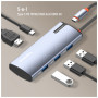 Порт-реплікатор ColorWay Docking Station USB-C 5-в-1 Type C PD 100W/USB3.0х3/HDMI 4К (CW-HUB01) Порт-реплікатор ColorWay Docking Station USB-C 5-в-1 Type C PD 100W/USB3.0х3/HDMI 4К (CW-HUB01)