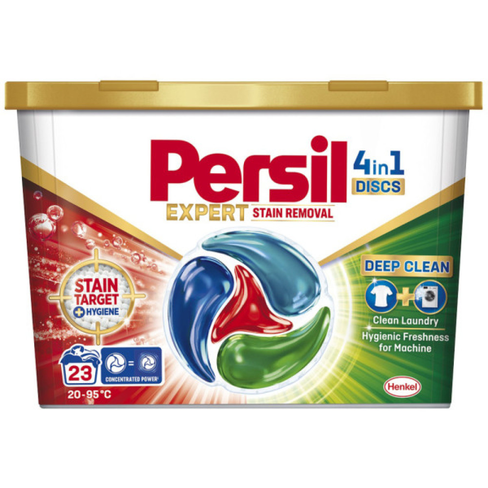 Капсули для прання Persil 4in1 Discs Expert Stain Removal Deep Clean 23 шт. (9000101829037)