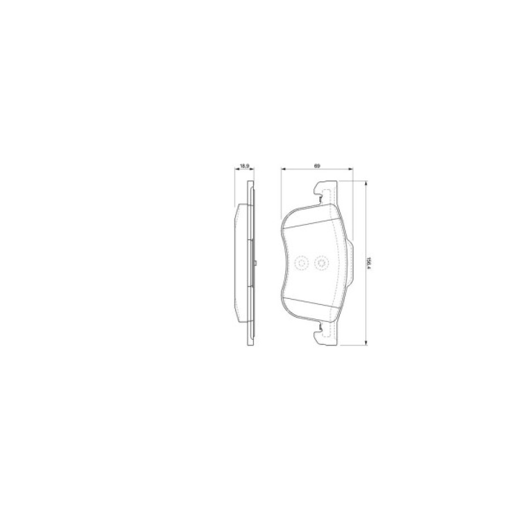 Гальмівні колодки Bosch 0 986 424 540