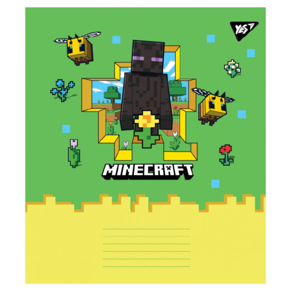 Зошит Yes Minecraft Spring А5 24 аркушів клітинка (767595)