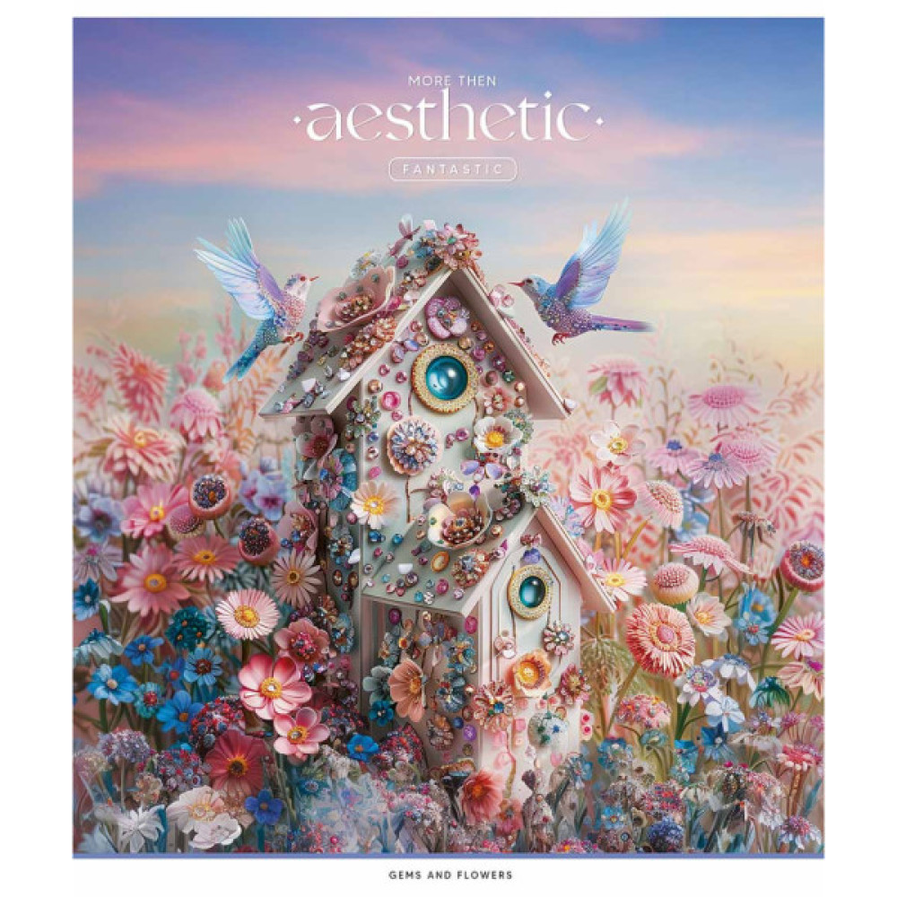 Зошит Школярик Aestetic life 48 аркушів клітинка (048-3470K)