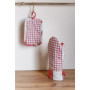 Кухонна прихватка Прованс Набір рукавиця 29х15 та прихватка 15х20 Коралова клітинка (035661)