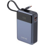 Батарея універсальна Canyon 20000mAh OnPower 600 PD/65W built-in cable Dark Grey (CNS-CPB600DG)