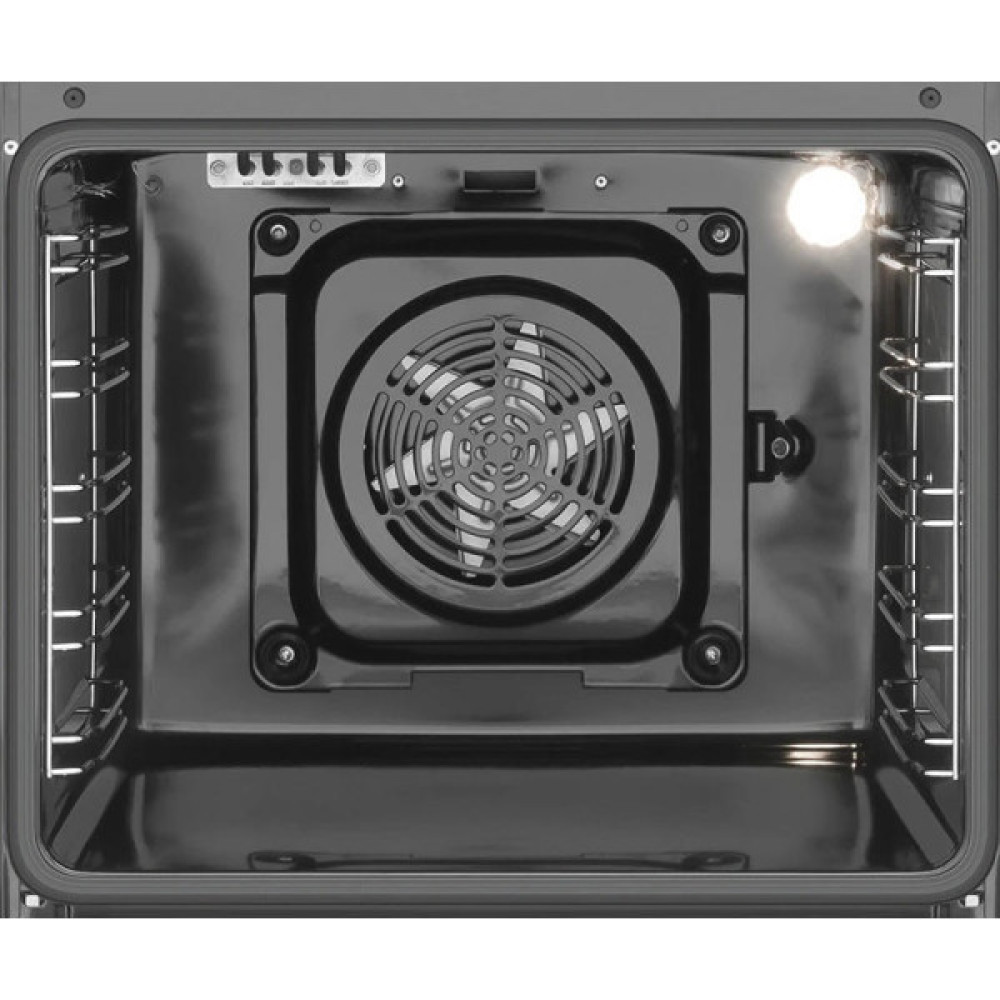 Плита Hansa комбінована, 50х60см, 65л, чавун, газ контр., дисплей, нержавіюча сталь