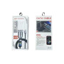 Дата кабель USB 2.0 AM to Lightning + Micro 5P + USB-C 1.2m 100W nylon black XoKo (SC-3100) Дата кабель USB 2.0 AM to Lightning + Micro 5P + USB-C 1.2m 100W nylon black XoKo (SC-3100)