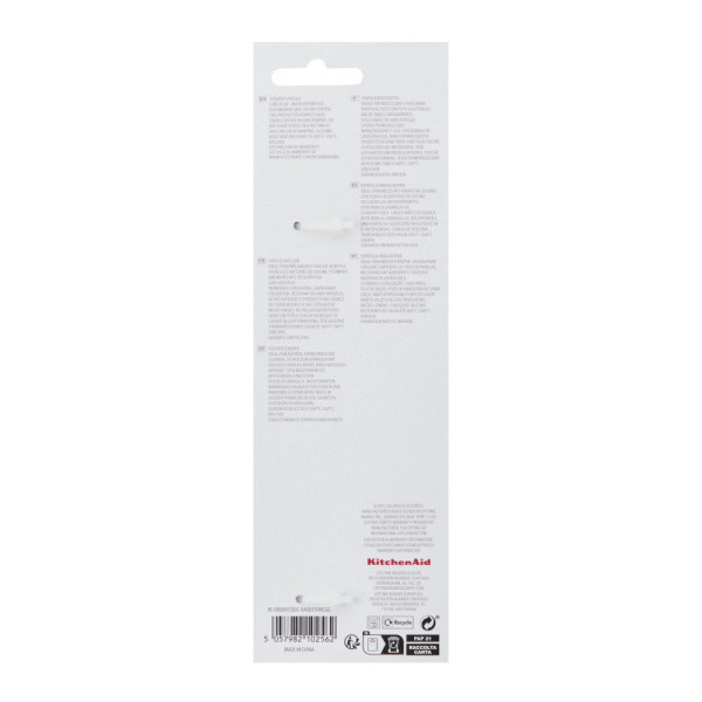 Лопатка кухонна KitchenAid Coreline для тіста, 30 см, сірий (KAS031OHCGG)