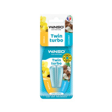 Ароматизатор для автомобіля WINSO Twin Turbo - Vanilla Coconut (538380)