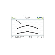 Щітка склоочисника Valeo 574355 Щітка склоочисника Valeo 574355