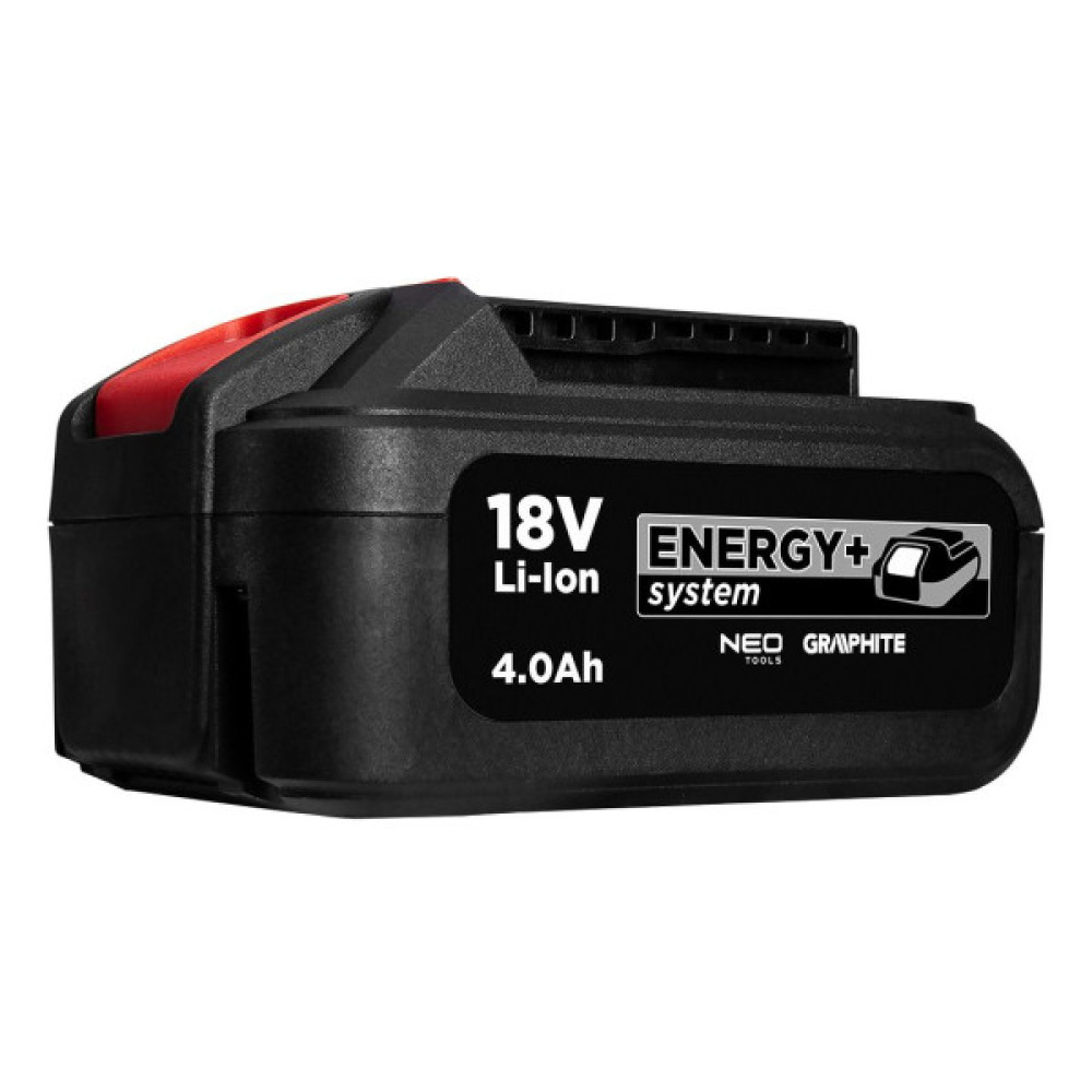 Акумулятор GRAPHITE Energy+, 18В, 4А·год, 0.64кг