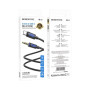 Кабель мультимедійний USB-C to 3.5mm M 1.0m silicone black BOROFONE (6941991114410) Кабель мультимедійний USB-C to 3.5mm M 1.0m silicone black BOROFONE (6941991114410)