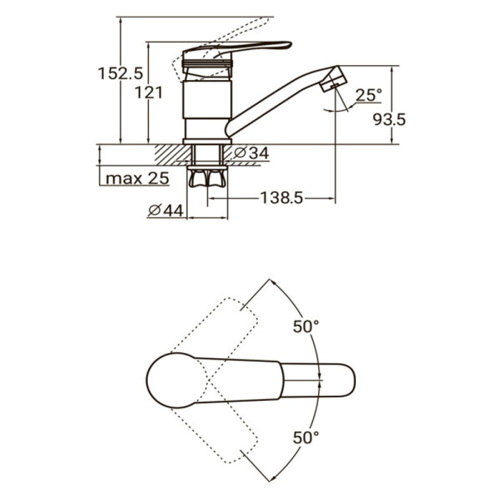 Змішувач AQUATICA MD-1B141C