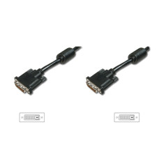 Кабель DIGITUS DVI-D dual link (AM/AM) 3м, чорний