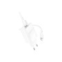 Зарядний пристрій BOROFONE USB-C PD20W + cable USB-C to Lightning white (6941991111419)