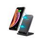 Зарядний пристрій Choetech 15W Fast Wireless Charging Stand 2coils black (T555-F-BK) Зарядний пристрій Choetech 15W Fast Wireless Charging Stand 2coils black (T555-F-BK)