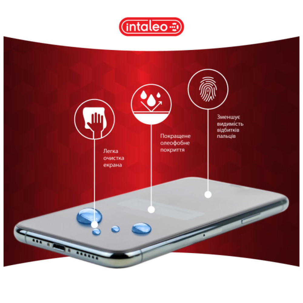 Скло захисне Intaleo Full Glue Moto G72 Black (1283126582998)