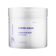 Тонік для обличчя Missha Super Aqua Ultra Hyalron Toner Pads 90 шт (8809747928682)