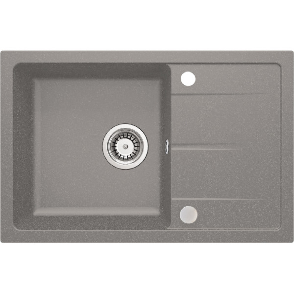 Набір для кухні Deante Leda, гранітна мийка ZRD_S113 + зміш. BOC_S740, сірий металік