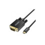 Кабель мультимедійний USB-C to VGA M 1.8m black Choetech (XCV-1801-BK) Кабель мультимедійний USB-C to VGA M 1.8m black Choetech (XCV-1801-BK)
