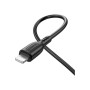 Дата кабель USB 2.0 AM to Lightning 1.0m 2.4A PVC BX91 black BOROFONE (6974443389883)
