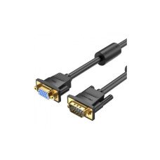 Кабель мультимедійний VGA M to VGA F 5.0m black Vention (DAGBJ)