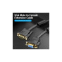 Кабель мультимедійний VGA M to VGA F 5.0m black Vention (DAGBJ)