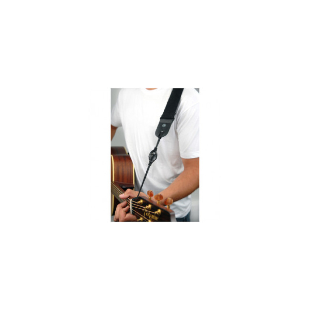 Ремінь для гітари D'Addario Acoustic Quick Release System Black Перехідник для акустичної гітари (DGS15)