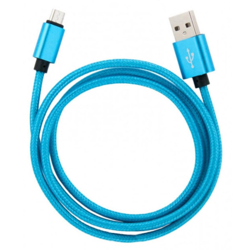 Дата кабель USB 2.0 AM to Micro 5P 1.0m blue Dengos (NTK-M-MT-BLUE)