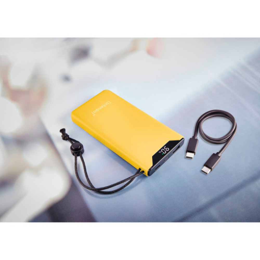 Батарея універсальна Intenso F10000 10000mAh QC/3.0 yellow (7332039)