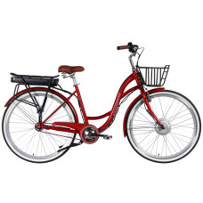 Електровелосипед Dorozhnik 28" eAQUAMARINE BH рама-19" 36B 13А*г 500Вт 2026 бордовий (ELB-D-28-134)