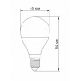 Лампочка Videx LED G45e 7W E14 3000K 220V (VL-G45e-07143) Лампочка Videx LED G45e 7W E14 3000K 220V (VL-G45e-07143)